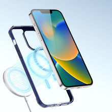 Заредете изображение във визуализатора на галерията – Dux Ducis Clin2 case for iPhone 14 Plus magnetic MagSafe cover blue
