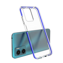 Заредете изображение във визуализатора на галерията – Spring Case Cover for Xiaomi Redmi Note 11E /Redmi 10 5G / Redmi 10 Prime+ 5G / Poco M4 5G Silicone Cover with Frame Light Blue
