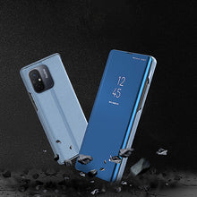 Заредете изображение във визуализатора на галерията – Clear View Case for Xiaomi Redmi 11A / Poco C55 / Redmi 12C flip cover blue
