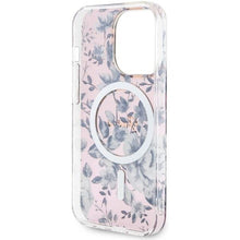 Заредете изображение във визуализатора на галерията – Guess GUHMP14LHCFWSP iPhone 14 Pro 6.1" pink/pink hardcase Flower MagSafe
