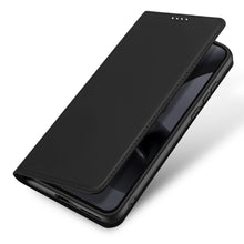 Заредете изображение във визуализатора на галерията – Dux Ducis Skin Pro case for Motorola Edge 30 Neo flip cover card wallet stand black
