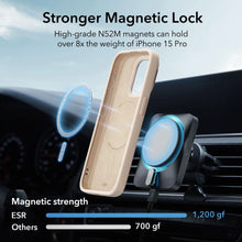 Заредете изображение във визуализатора на галерията – ESR Cloud Kickstand Halolock case with MagSafe for iPhone 15 Pro - beige
