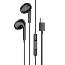 Заредете изображение във визуализатора на галерията – Borofone Earphones BM80 Max Gorgeous with microphone Type C (DAC) black
