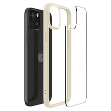 Заредете изображение във визуализатора на галерията – Spigen Crystal Hybrid case for iPhone 15 Plus - beige
