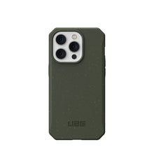 Заредете изображение във визуализатора на галерията – ( uag ) urban armor gear biodegradable outback гръб за iphone 14 pro green - TopMag
