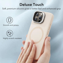 Заредете изображение във визуализатора на галерията – ESR Cloud Kickstand Halolock case with MagSafe for iPhone 15 Pro Max - beige
