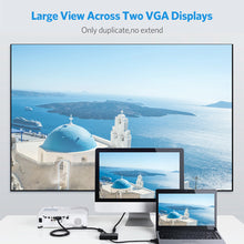 Заредете изображение във визуализатора на галерията – Ugreen 40254 1x2 VGA splitter - black

