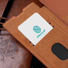 Заредете изображение във визуализатора на галерията – Nillkin Qin Leather Pro Case for Samsung Galaxy S23 Ultra Cover with Flip Camera Cover Black
