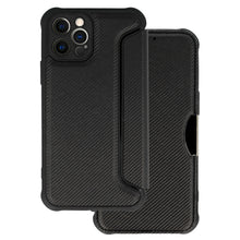 Заредете изображение във визуализатора на галерията – Razor Carbon Book Case for Iphone 12 Pro black
