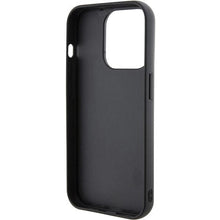 Заредете изображение във визуализатора на галерията – Karl Lagerfeld Fixed Glitter Ikonik Logo Metal Pin case for iPhone 15 Pro - black
