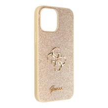 Заредете изображение във визуализатора на галерията – Original faceplate case GUESS GUHCP13XHG4SGD for iPhone 13 Pro Max (Fixed Glitter Big 4G / gold)
