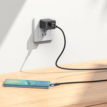 Заредете изображение във визуализатора на галерията – Borofone Cable BU41 Kelly - USB to Type C - 3A 1,2 metres black
