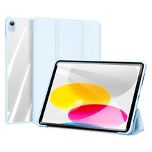 Заредете изображение във визуализатора на галерията – Dux Ducis Copa case for iPad 10.9'' 2022 (10 gen.) smart cover stand blue
