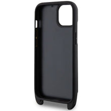 Заредете изображение във визуализатора на галерията – Karl Lagerfeld KLHCP14SCSAKHPCK iPhone 14 6.1" hardcase black/black Crossbody Saffiano Monogram Choupette
