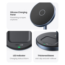 Заредете изображение във визуализатора на галерията – Ugreen CD317 MagSafe / Qi 2in1 charging station - black
