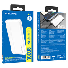 Заредете изображение във визуализатора на галерията – Borofone Power Bank 10000mAh BJ24 - 2xUSB - white
