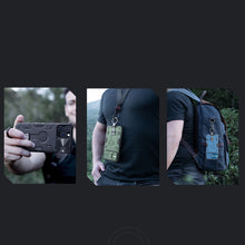 Заредете изображение във визуализатора на галерията – Nillkin CamShield Armor Pro Magnetic Case for iPhone 14 Pro Max Magnetic MagSafe Cover with Camera Cover Black
