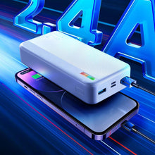Заредете изображение във визуализатора на галерията – Joyroom powerbank 20000mAh Dazzling Series 12W white (JR-T017)
