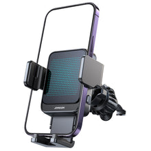 Заредете изображение във визуализатора на галерията – Joyroom JR-ZS341 phone holder with wireless charging for air vent - black

