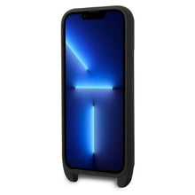 Заредете изображение във визуализатора на галерията – Karl Lagerfeld KLHCP14LSTMMK iPhone 14 Pro 6.1" hardcase black/black Monogram Plaque Logo Strap
