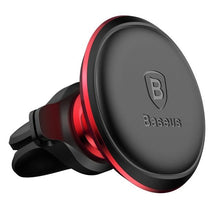 Заредете изображение във визуализатора на галерията – Baseus C40141201913-00 magnetic car holder for air vent - red

