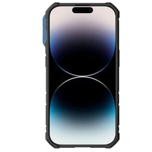 Заредете изображение във визуализатора на галерията – Nillkin CamShield Armor Pro Case Cover iPhone 14 Pro Armor Cover with Camera Cover Ring Stand Blue
