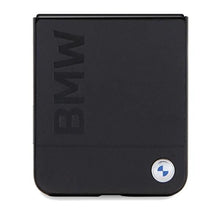 Заредете изображение във визуализатора на галерията – BMW Leather Hot Stamp case for Samsung Galaxy Z Flip 5 - black
