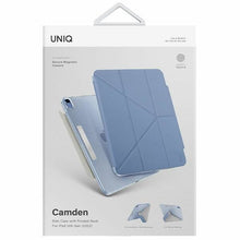 Заредете изображение във визуализатора на галерията – Uniq case Camden iPad 10 gen. (2022) blue/northern blue Antimicrobial
