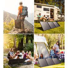 Заредете изображение във визуализатора на галерията – Choetech foldable solar charger 120W 1 x USB Type C / 1 x USB Type A (SC008 NEW)
