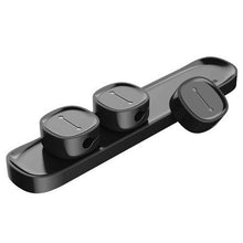 Заредете изображение във визуализатора на галерията – BASEUS cables organizer Peas Cable Clip black ACWDJ-01
