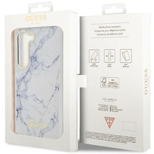 Заредете изображение във визуализатора на галерията – Guess GUHCS23SPCUMAH S23 S911 white/white hardcase Marble
