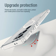 Заредете изображение във визуализатора на галерията – Nillkin Nature Pro armored case with a magnetic ring for Samsung Galaxy S24 Ultra - white
