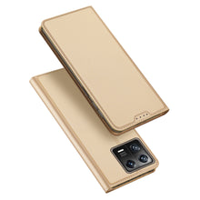 Заредете изображение във визуализатора на галерията – Dux Ducis Skin Pro Case Xiaomi 13 Flip Card Wallet Gold Stand
