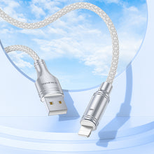 Заредете изображение във визуализатора на галерията – Borofone Cable BU40 Advantage - USB to Lightning - 2,4A 1,2 metres grey
