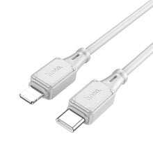 Заредете изображение във визуализатора на галерията – HOCO cable Type C to iPhone Lightning 8-pin Power Delivery 27W Assistant X101 gray (30pcs/box)
