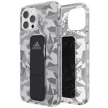 Заредете изображение във визуализатора на галерията – Adidas SP Clear Grip Case iPhone 12 Pro Max 6.7" black-gray/black-grey 42447
