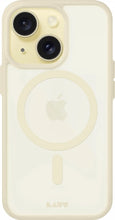 Заредете изображение във визуализатора на галерията – LAUT Huex Protect case with MagSafe for iPhone 14 Plus / 15 Plus - yellow
