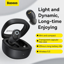 Заредете изображение във визуализатора на галерията – BASEUS TWS True Wireless Earphones Bowie WM02 black NGTW180101
