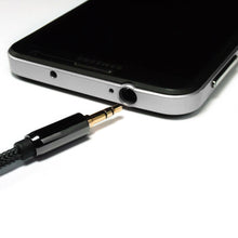 Заредете изображение във визуализатора на галерията – Wozinsky AUX cable angled (male-male) mini jack cable 1.5m black
