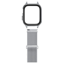 Заредете изображение във визуализатора на галерията – Spigen METAL FIT ”PRO” Apple Watch 4 / 5 / 6 / 7 / 8 / SE (44 / 45 MM) SILVER
