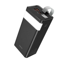 Заредете изображение във визуализатора на галерията – Hoco power bank 40 000mah with desk lamp + pd22,5w + qc3.0 j86 black - TopMag
