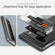 Заредете изображение във визуализатора на галерията – Spigen OPTIK.TR ”EZ FIT” CAMERA PROTECTOR 2-PACK GOOGLE PIXEL 7A BLACK
