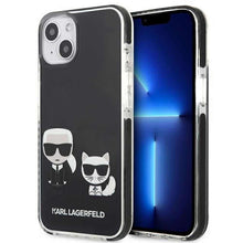 Заредете изображение във визуализатора на галерията – Оригинален гръб karl lagerfeld за iphone 13 (k&amp;c bodies / black) - TopMag
