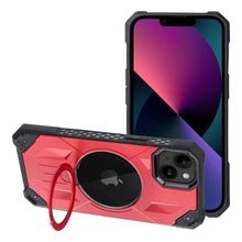 Заредете изображение във визуализатора на галерията – Armor Mag Cover case compatible with MagSafe for IPHONE 13 / 14 red
