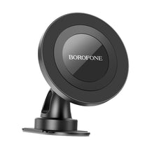 Заредете изображение във визуализатора на галерията – Borofone Car holder BH91 Ring magnetic, stick-on base black

