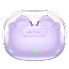 Заредете изображение във визуализатора на галерията – Borofone TWS Bluetooth Earphones BW43 Ice Rhyme Purple
