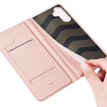 Заредете изображение във визуализатора на галерията – Dux Ducis Skin Pro Case for Samsung Galaxy A34 5G Flip Card Wallet Stand Pink
