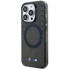 Заредете изображение във визуализатора на галерията – Case BMW BMHMP14LHGPK iPhone 14 Pro 6.1" Grey/Grey Pattern MagSafe

