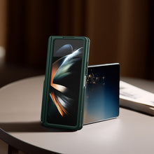 Заредете изображение във визуализатора на галерията – Nillkin Super Frosted Shield Fold Case for Samsung Galaxy Z Fold 5 5G black (bracket)
