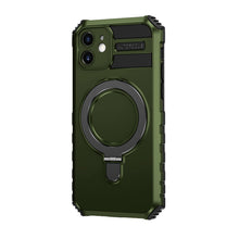 Заредете изображение във визуализатора на галерията – Tel Protect Armor Magsafe Metal Ring Case for Iphone 12 green
